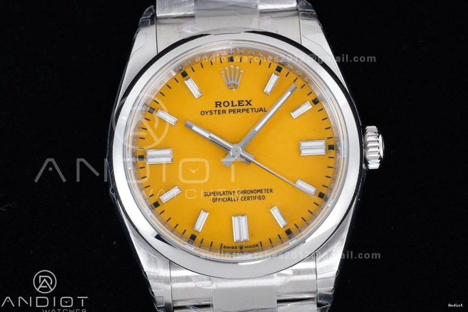 V2 DD3230 Yellow Oyster 126000 Steel 1:1 36mm VSF Perpetual 904L Best Dial Edition 0422